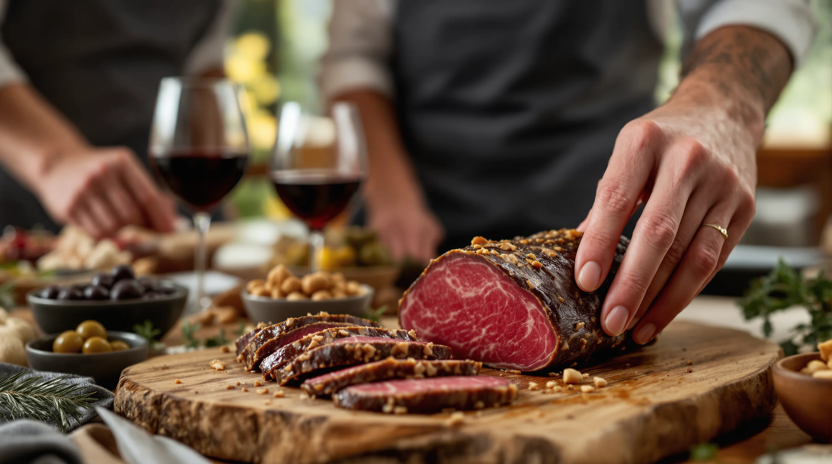 Filet mignon de sanglier séché : la méthode artisanale pour un apéritif réussi